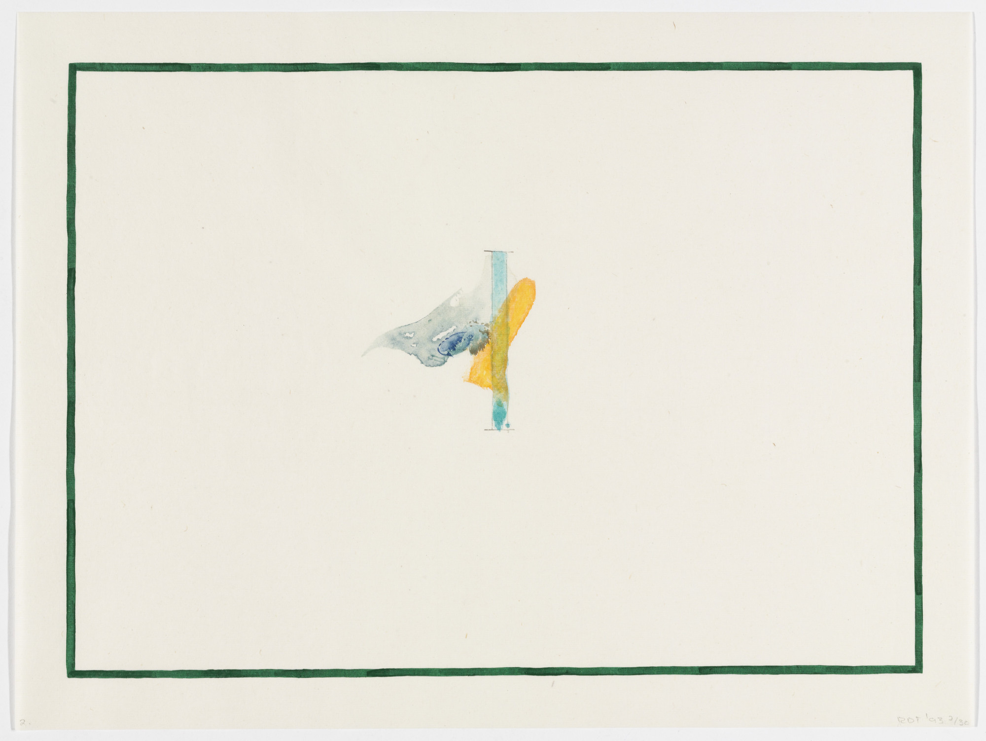 Richard Tuttle. Untitled from Galisteo Paintings