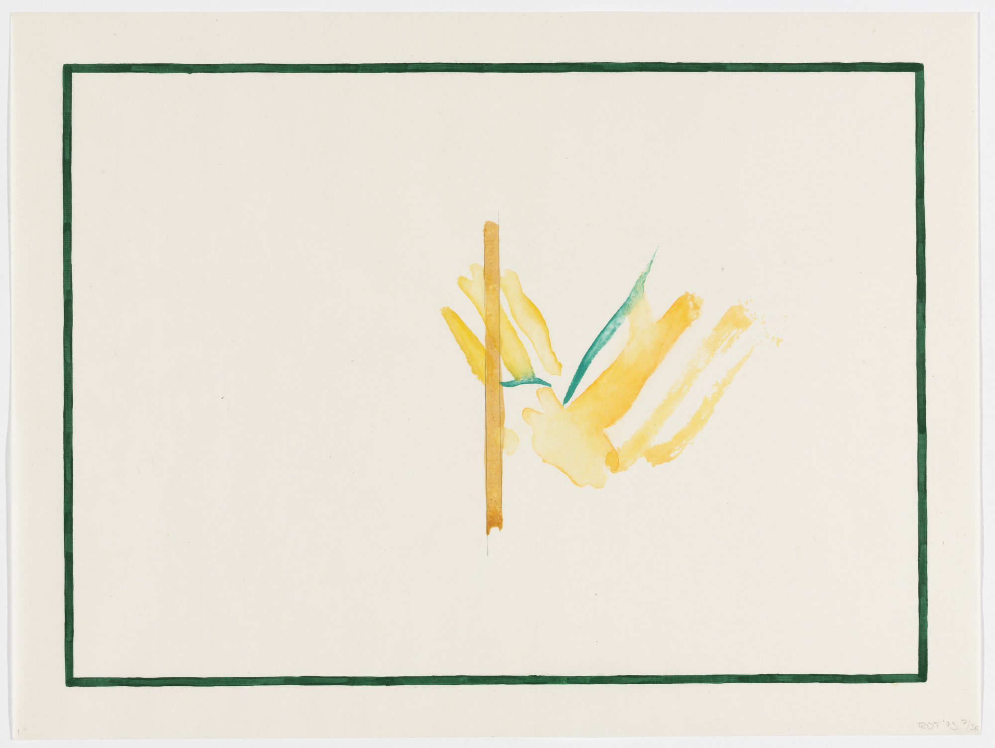 Richard Tuttle. Untitled from Galisteo Paintings