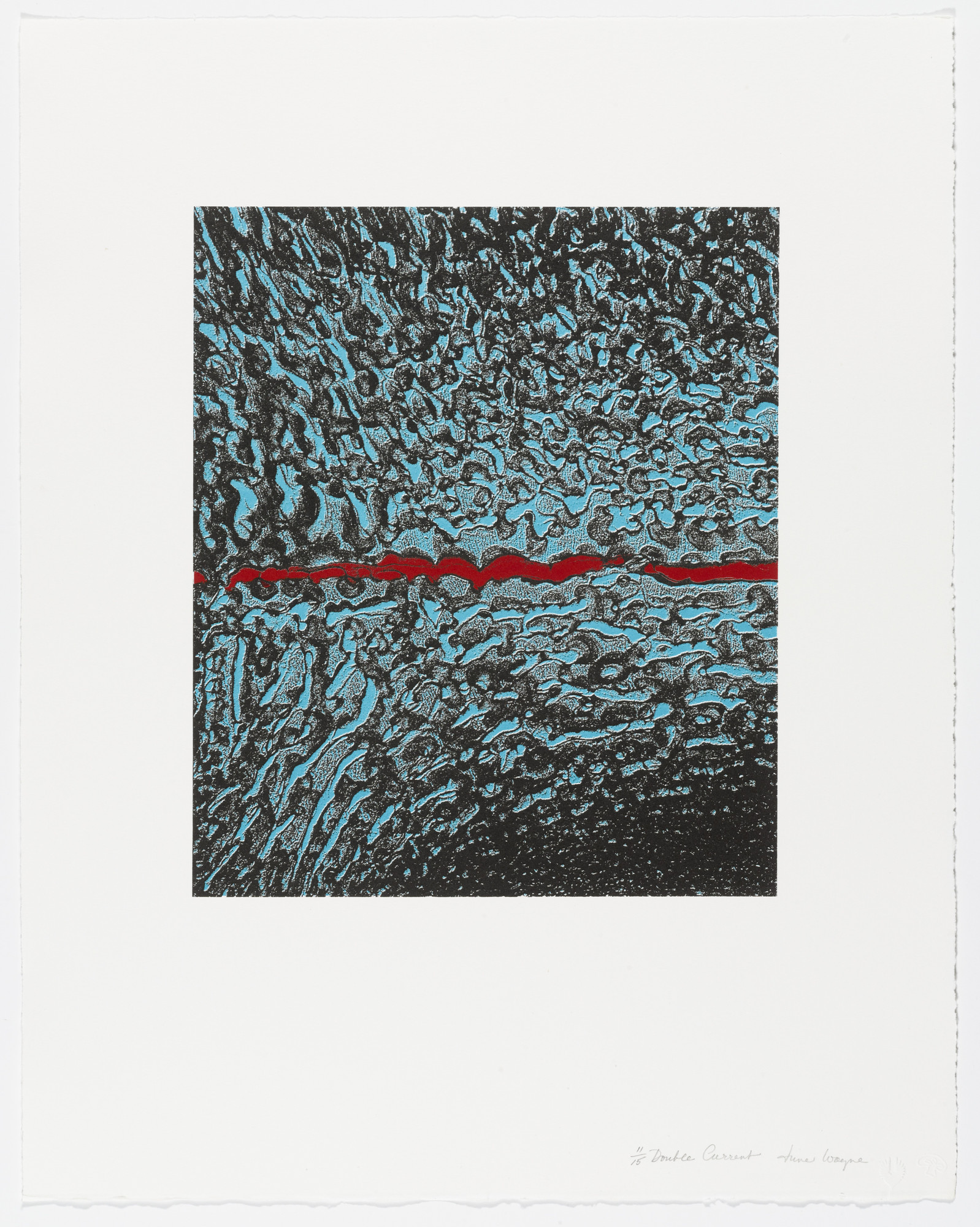 June Wayne. Double Current from Stellar Winds
