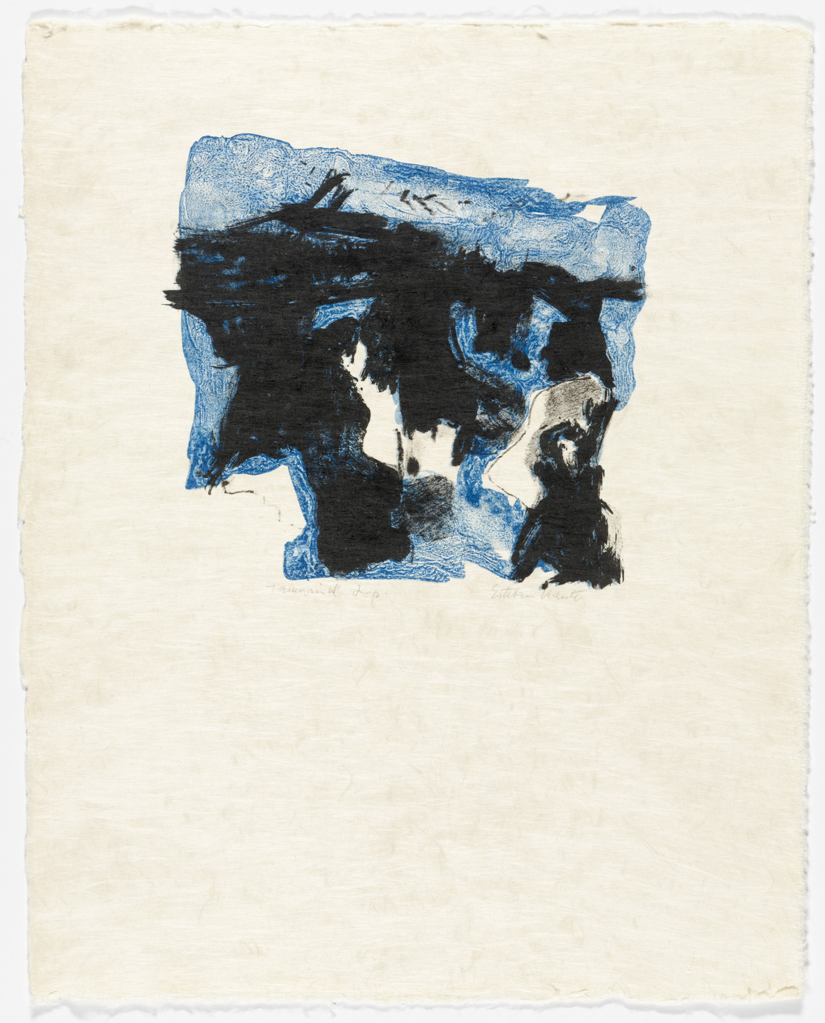 Esteban Vicente. Untitled from the portfolio Five Lithographs. 1962