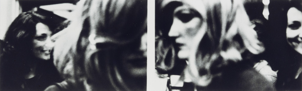Anonymous Social Identities: Kristine Stiles as Roberta Breitmore, Lynn Hershman in Background at Gallery Opening