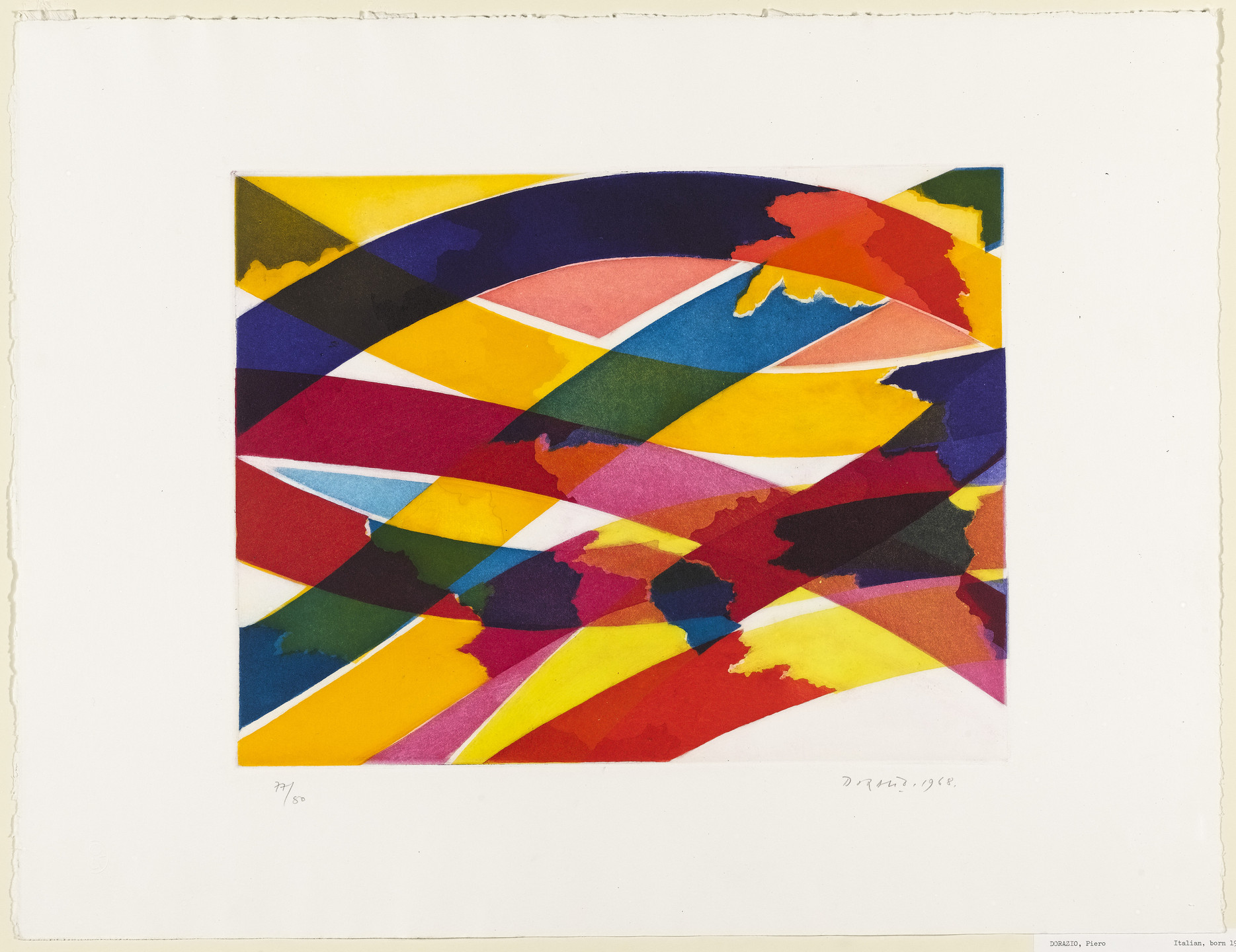 Piero Dorazio. Untitled XXI. 1968