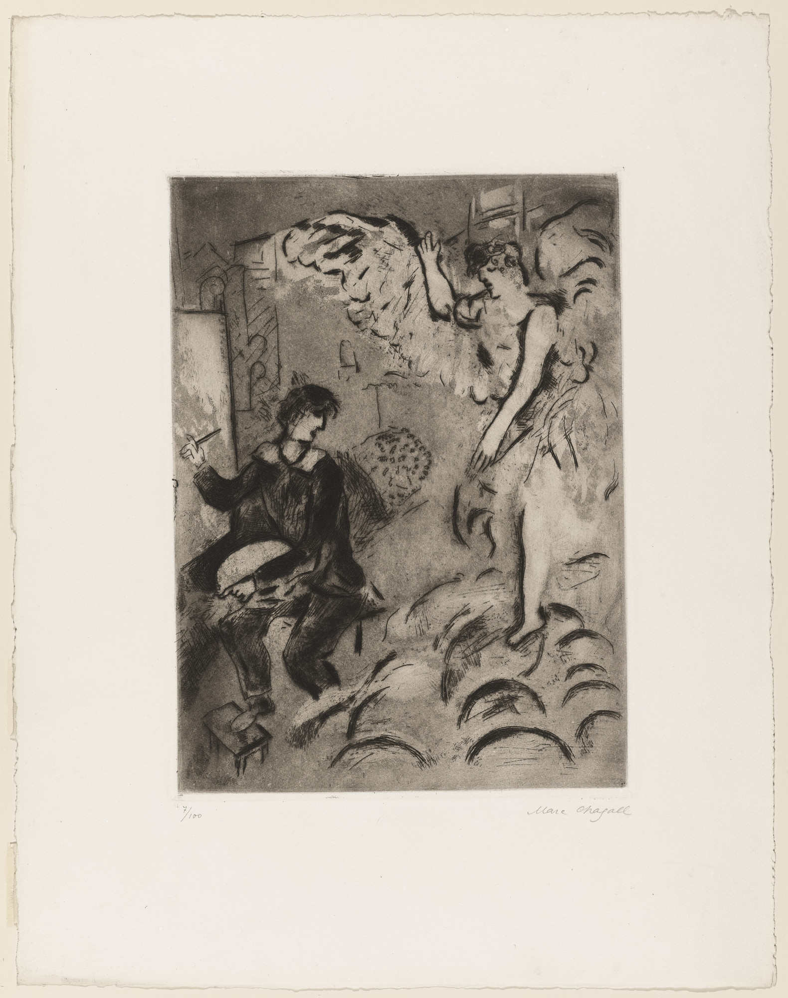 Marc Chagall. The Angel and the Artist