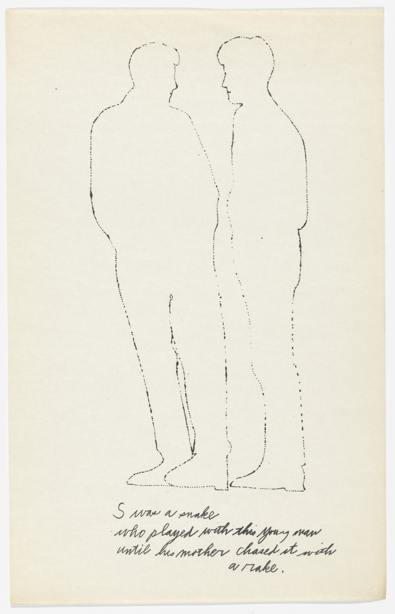 Andy Warhol, Ralph Thomas Ward (Corkie). Untitled from A is an Alphabet
