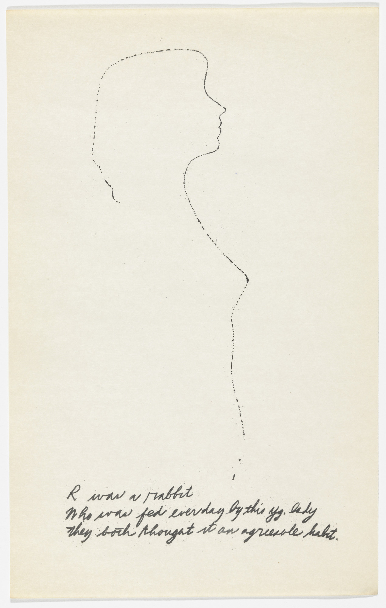 Andy Warhol, Ralph Thomas Ward (Corkie). Untitled from A is an Alphabet