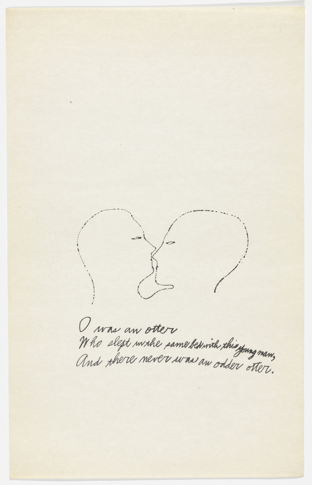 Andy Warhol, Ralph Thomas Ward (Corkie). Untitled from A is an Alphabet