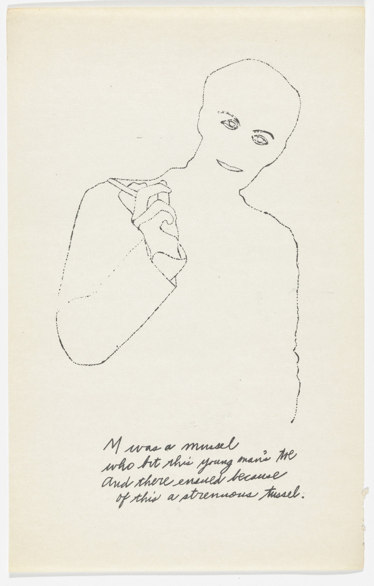 Andy Warhol, Ralph Thomas Ward (Corkie). Untitled from A is an Alphabet