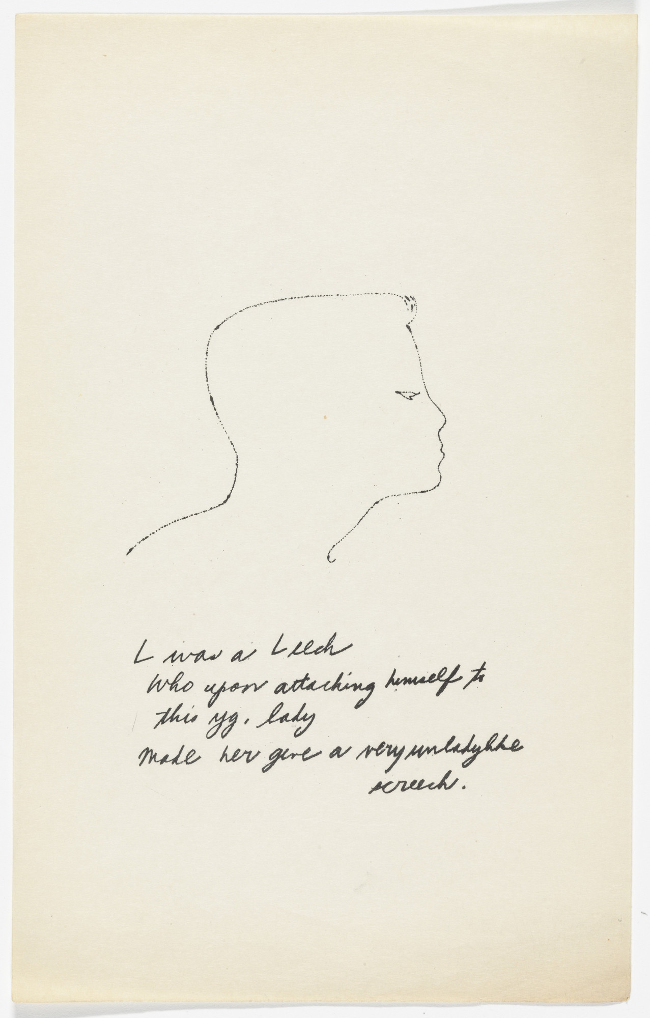 Andy Warhol, Ralph Thomas Ward (Corkie). Untitled from A is an Alphabet