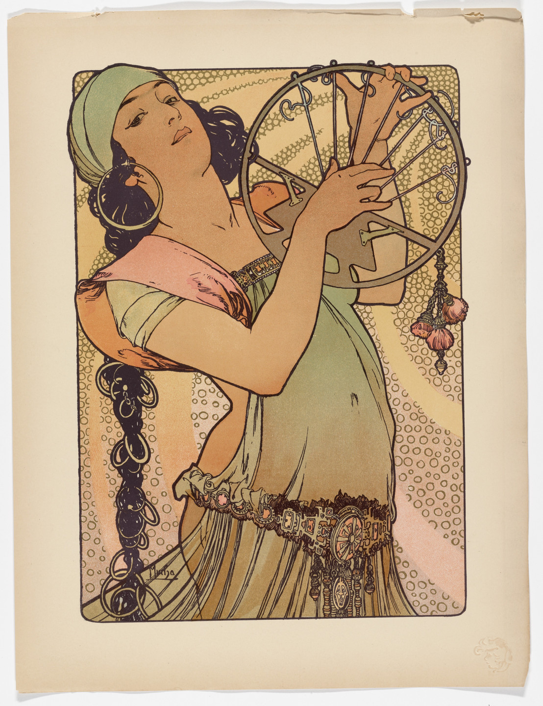 Alphonse Mucha. Salomé from L'Estampe moderne, no. 2. 1897