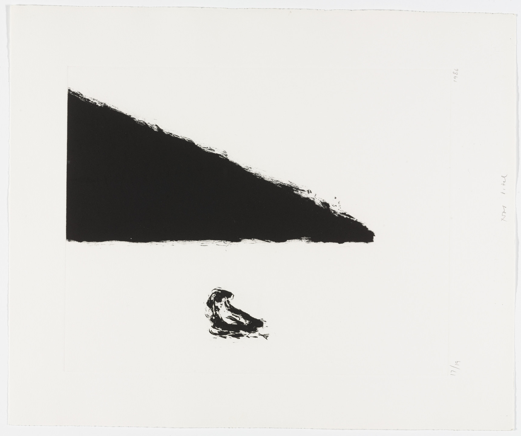 Not Vital. Untitled from the portfolio Notes. 1986