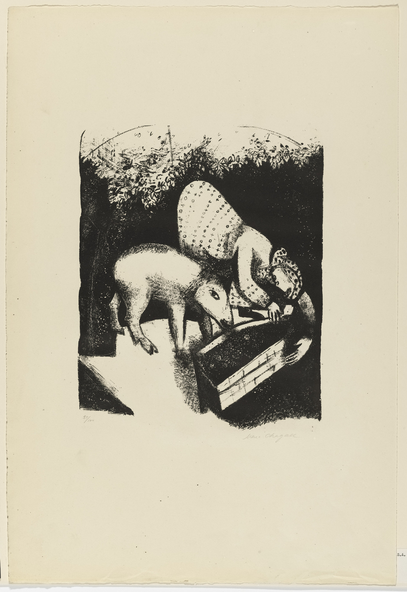 Marc Chagall. The Trough II ( L'Auge II )