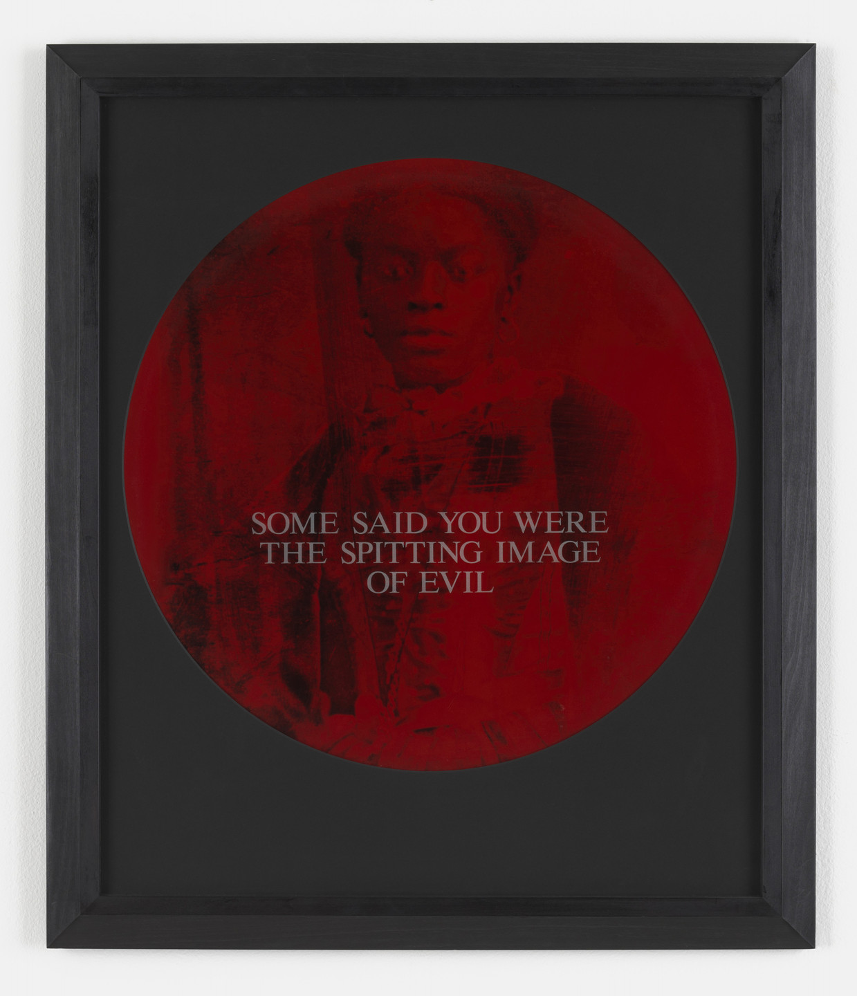 Carrie Mae Weems. Some Said You were the Splitting Image of Evil. 1995-96