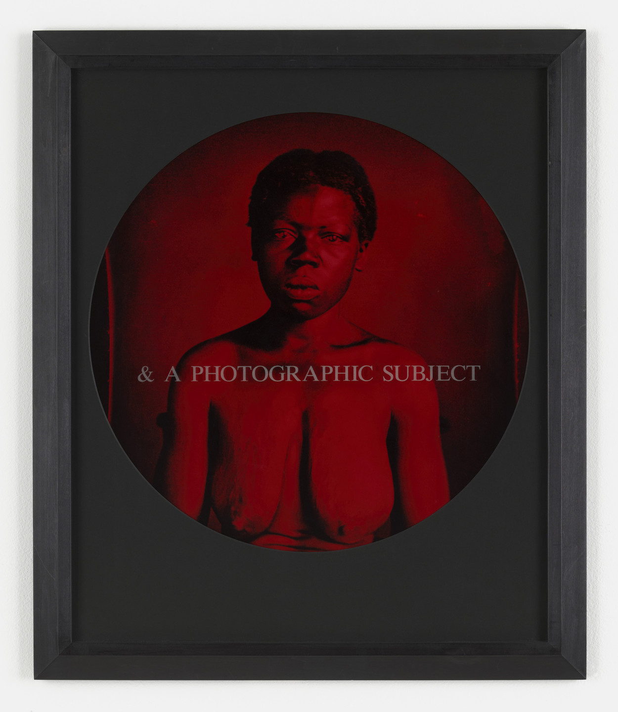 Carrie Mae Weems. &amp; A Photographic Subject. 1995-96