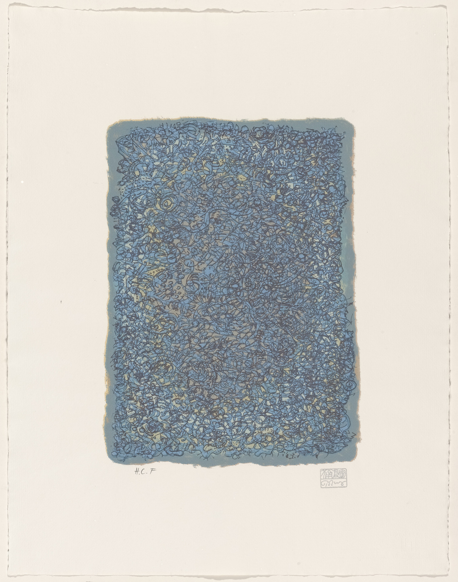 Mark Tobey. Entwined Lines , plate III from Meanders