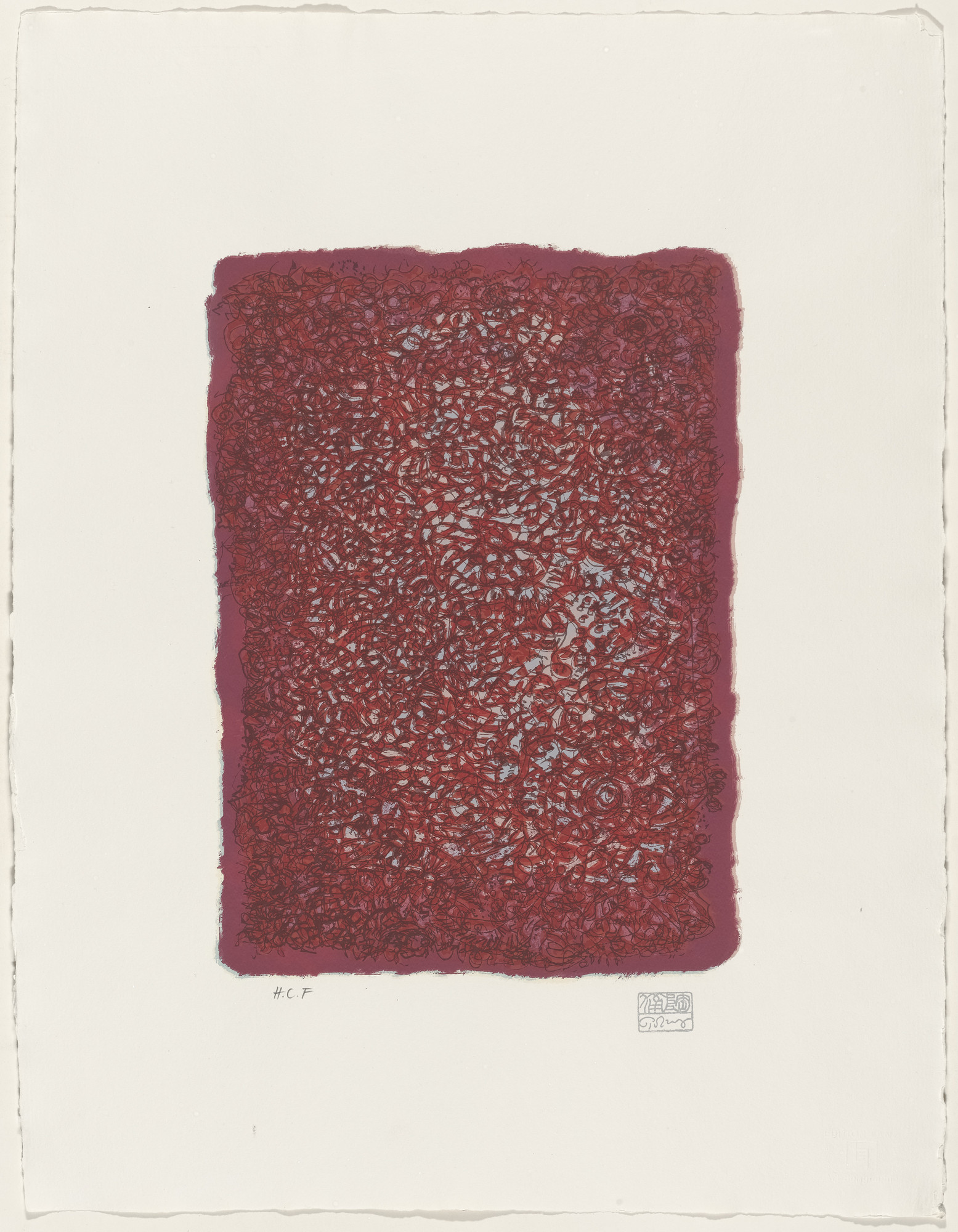 Mark Tobey. Scattered Light , plate IV from Meanders