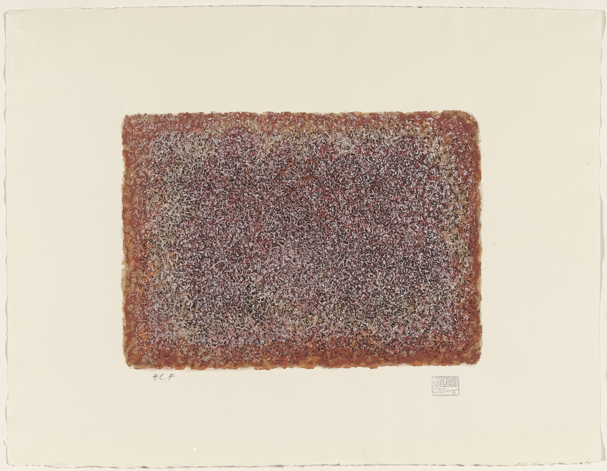 Mark Tobey. Indian Summer , plate VII from Meanders