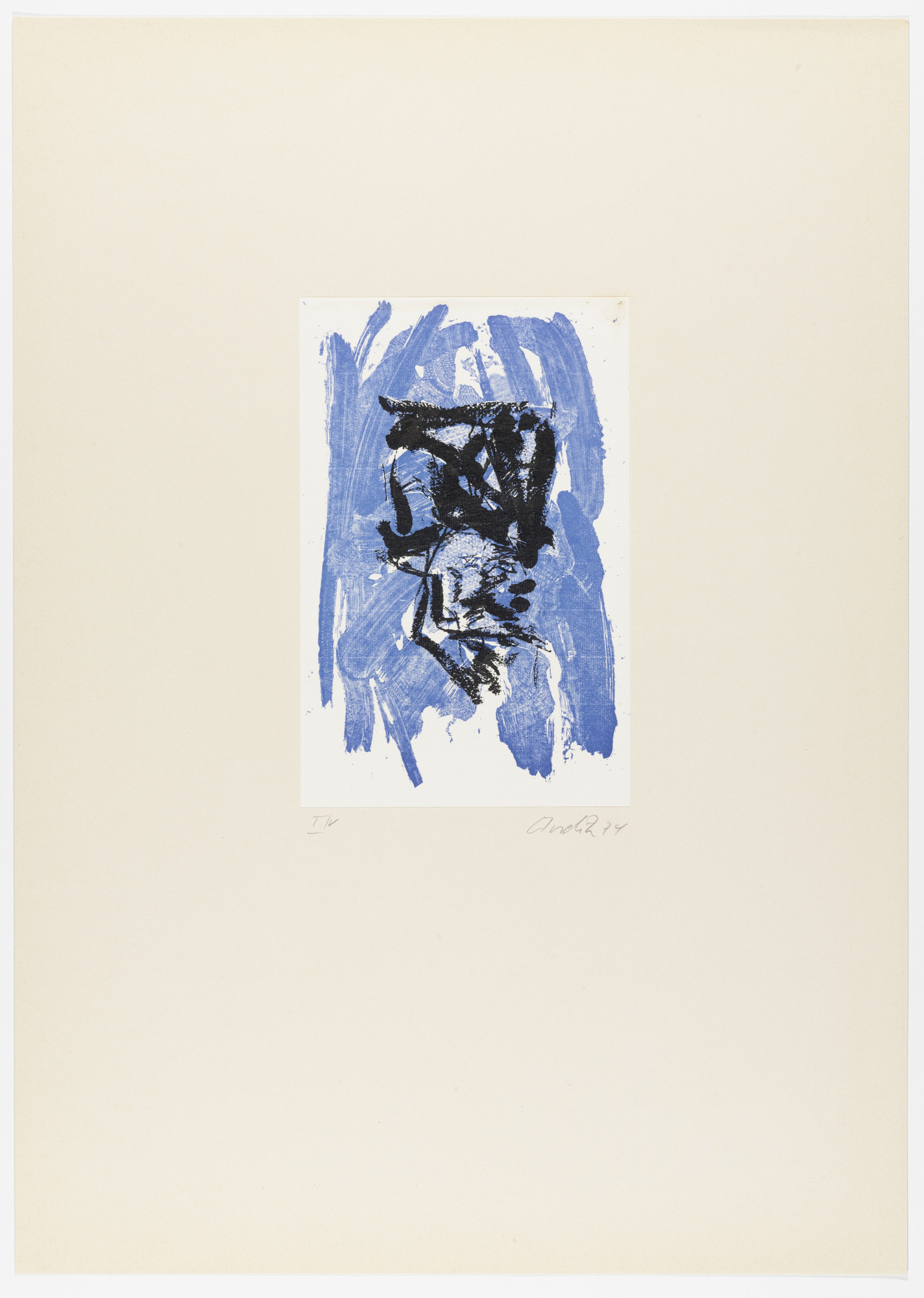 Georg Baselitz. Untitled from Eagle ( Adler )