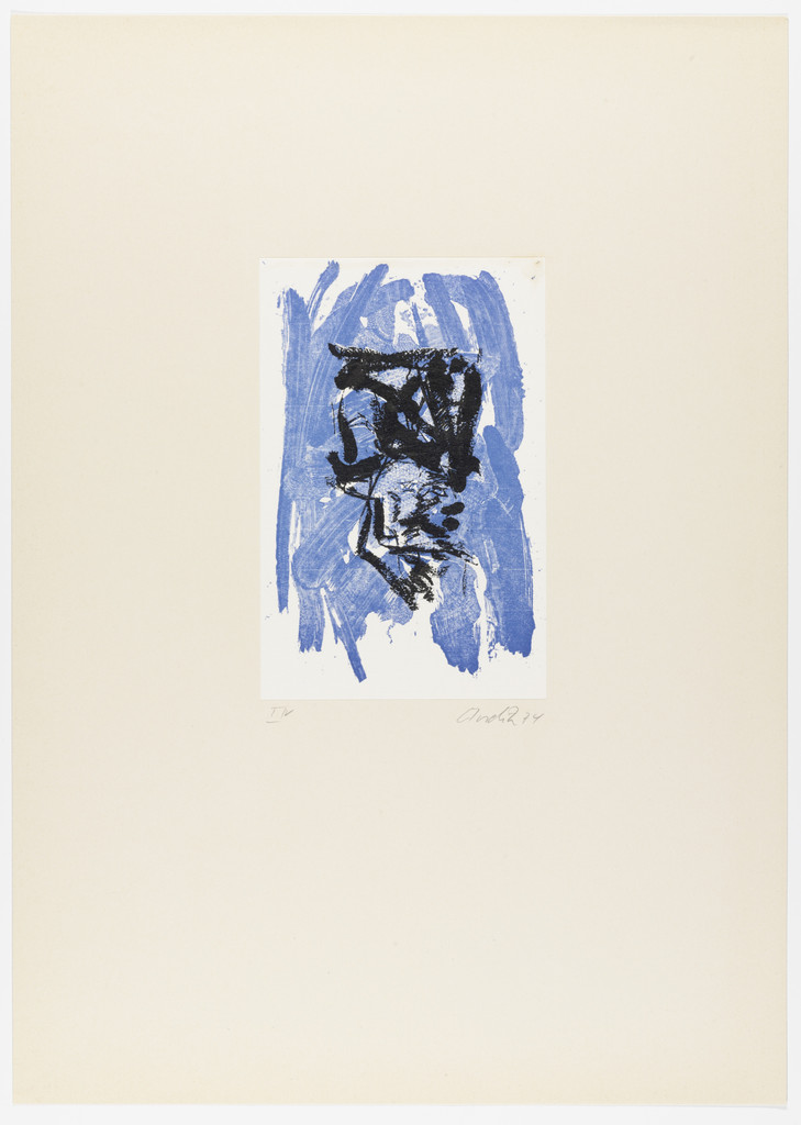 Untitled from Eagle (Adler), Georg Baselitz, 1974, published 1975