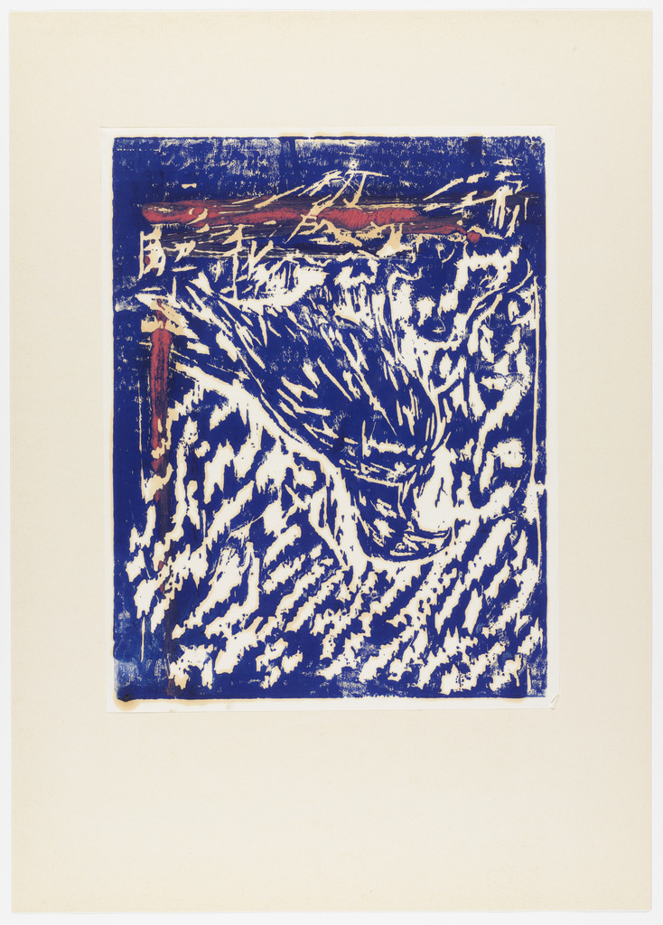 Untitled from Eagle (Adler), Georg Baselitz, 1974, published 1975