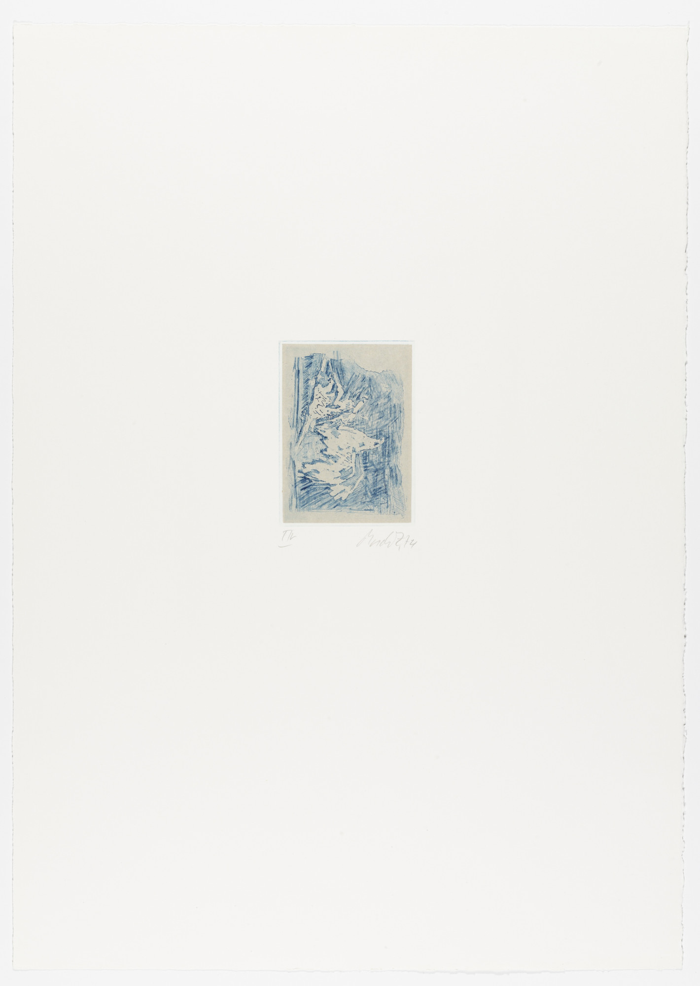 Georg Baselitz. Untitled from Eagle ( Adler )