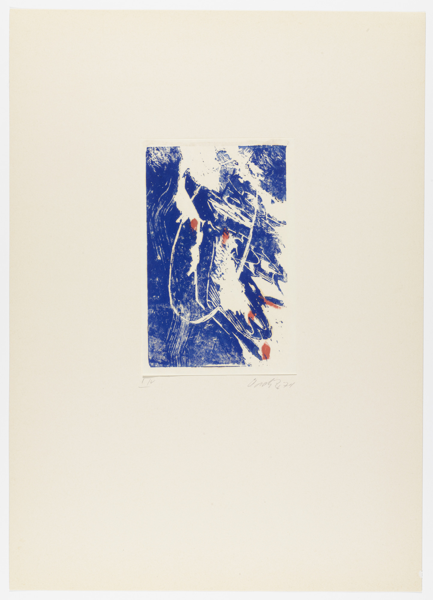 Georg Baselitz. Untitled from Eagle ( Adler )
