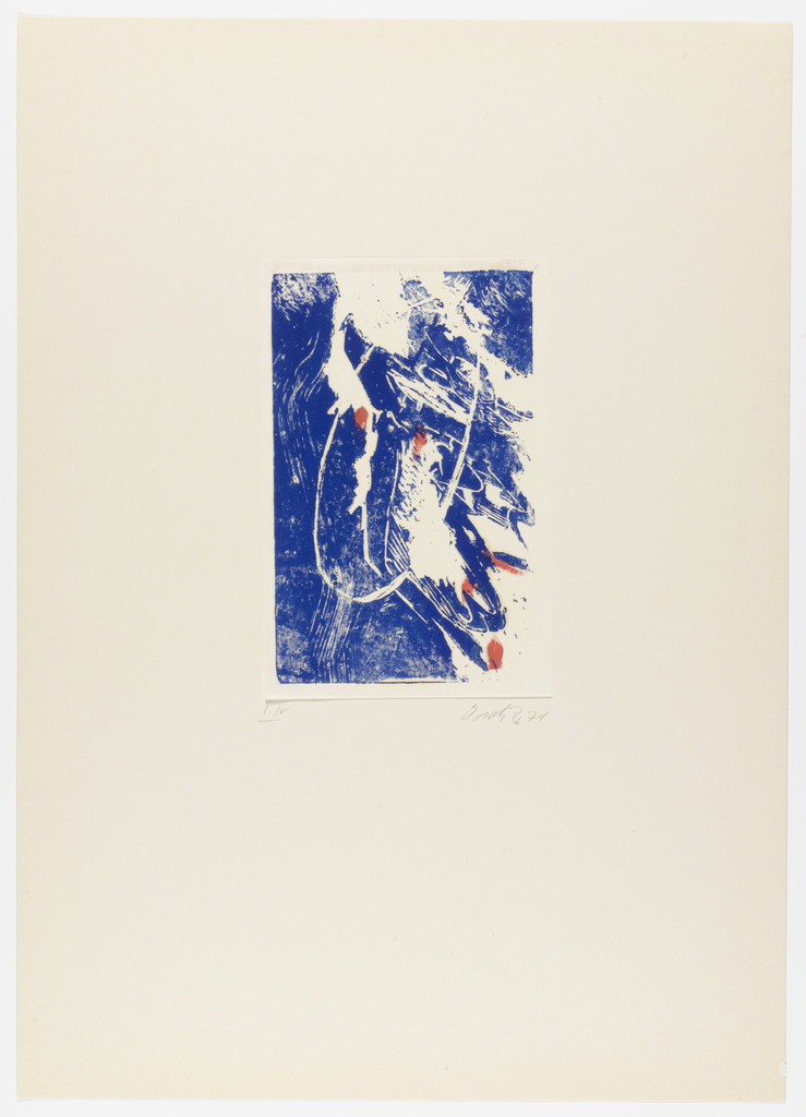 Untitled from Eagle (Adler), Georg Baselitz, 1974, published 1975