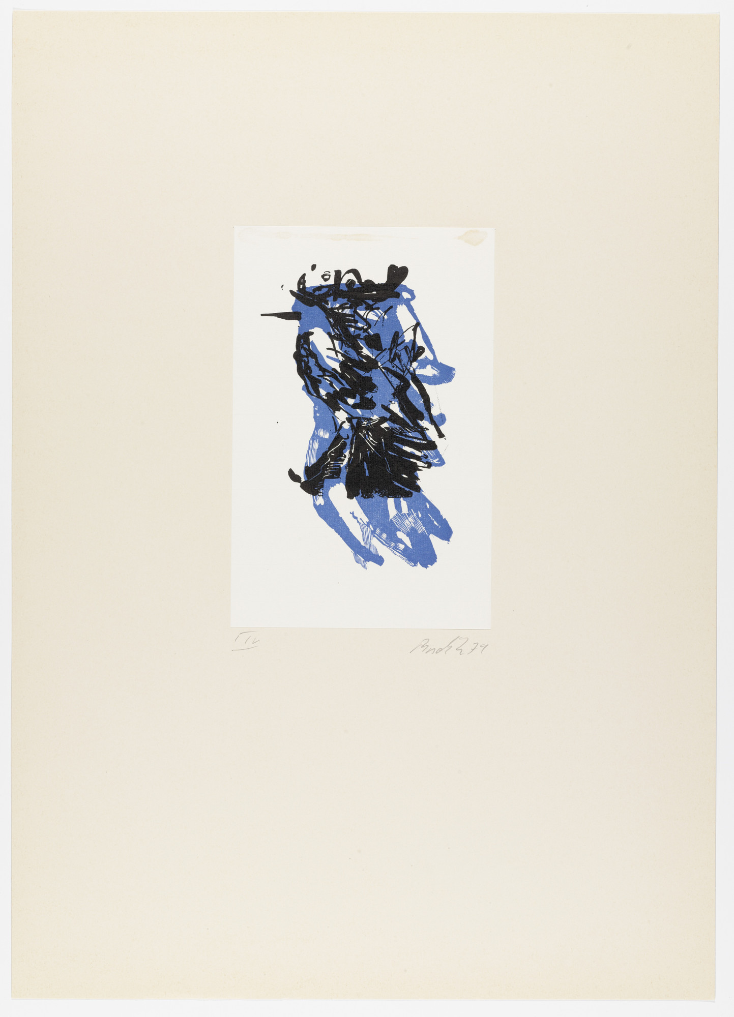 Georg Baselitz. Untitled from Eagle ( Adler )