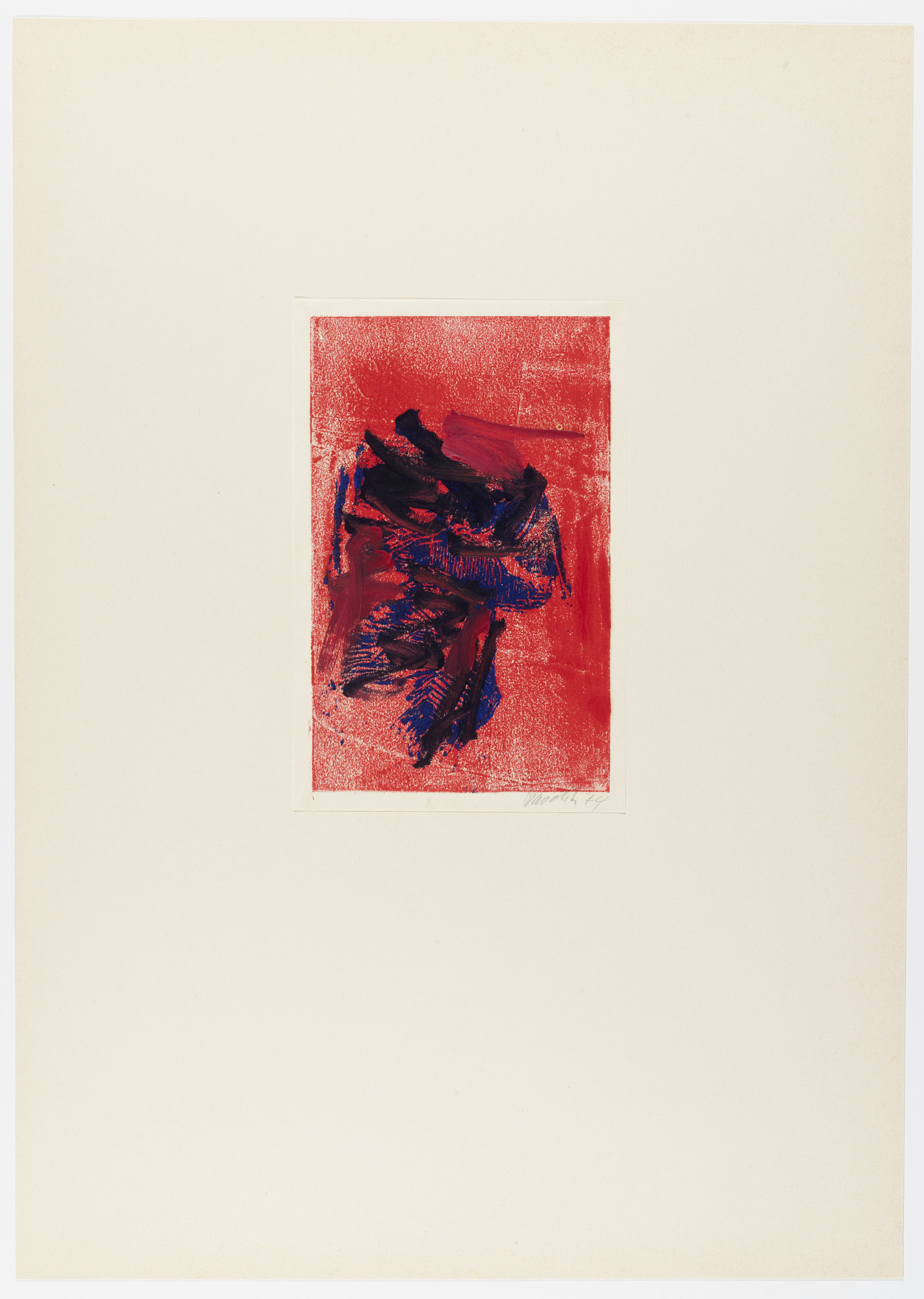 Georg Baselitz. Untitled from Eagle ( Adler )