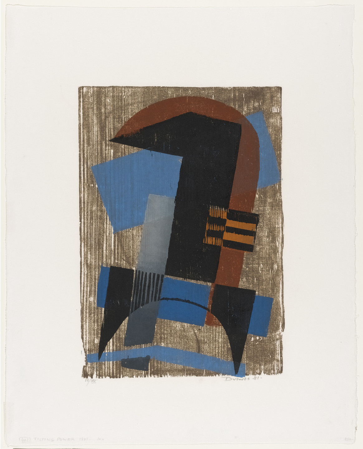 Werner Drewes. Tilting Power. 1981