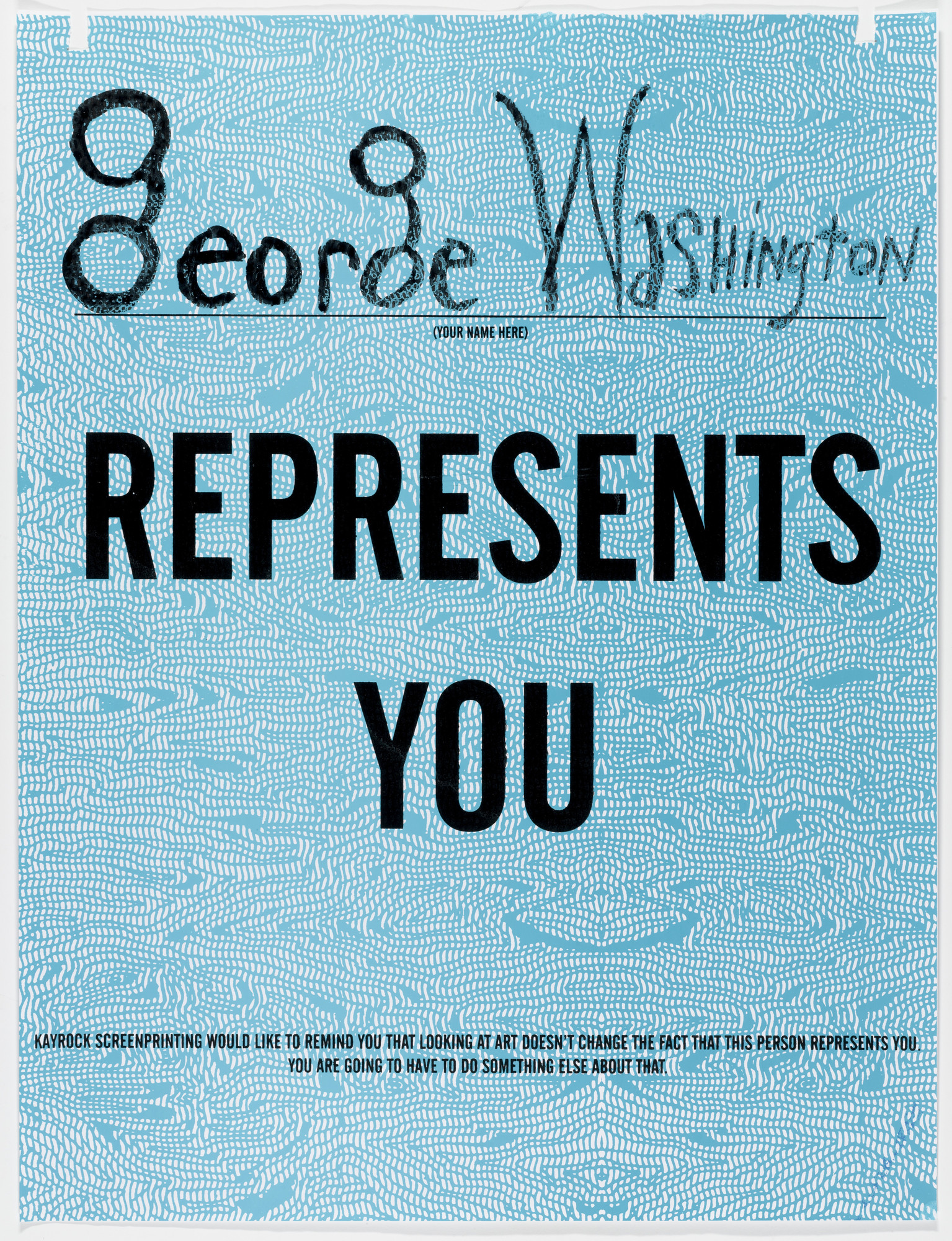Kayrock and Wolfy. "George Washington Represents You"
