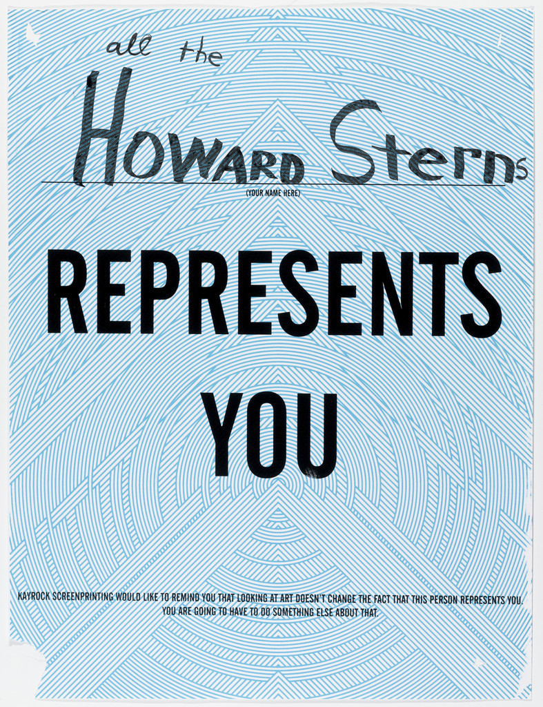 "All the Howard Sterns Represents You"