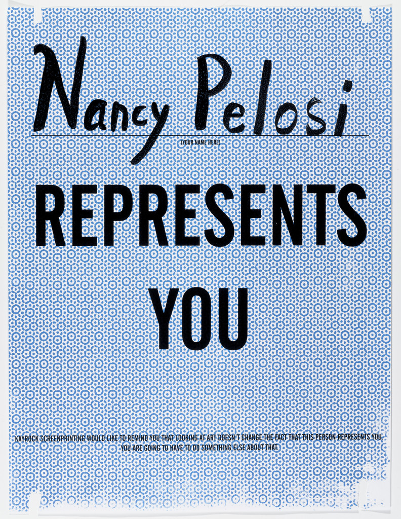 "Nancy Pelosi Represents You"