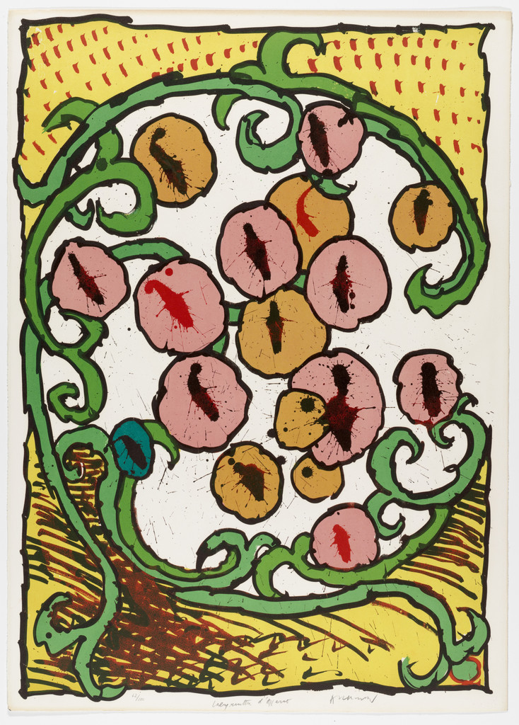 Plate I from the portfolio Ceremonial Labyrinths (Labyrinthes d'apparat)
