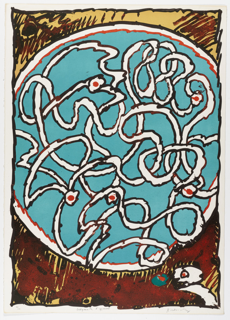 Plate III from the portfolio Ceremonial Labyrinths (Labyrinthes d'apparat)