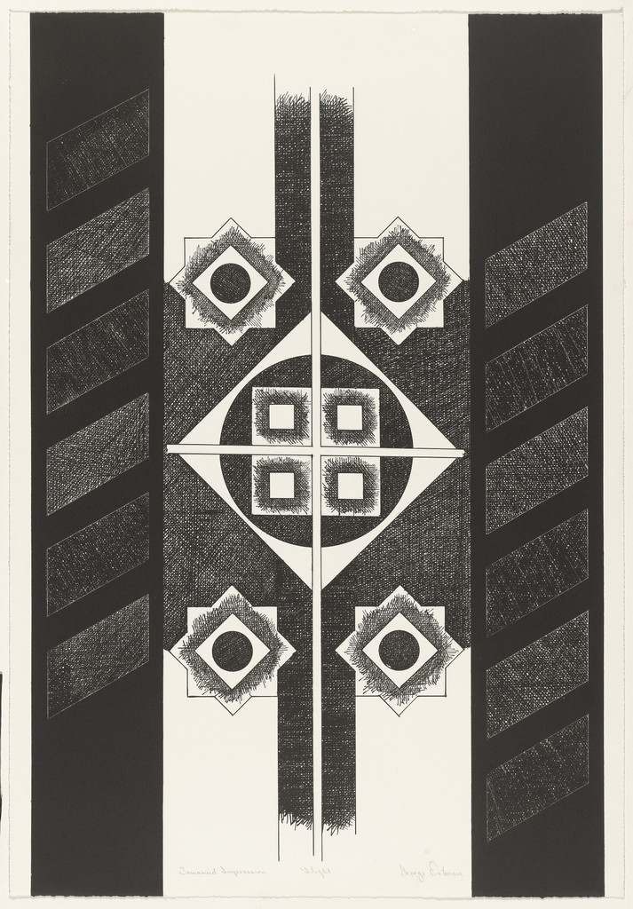 Flight from Oaxaca, George Ortman, 1966