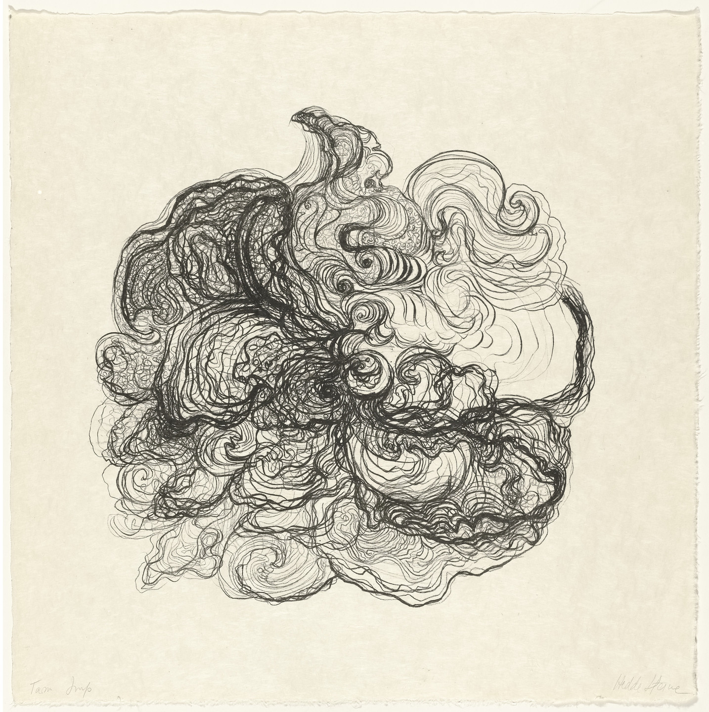 Hedda Sterne. Untitled from Metaphores and Metamorphoses. 1967