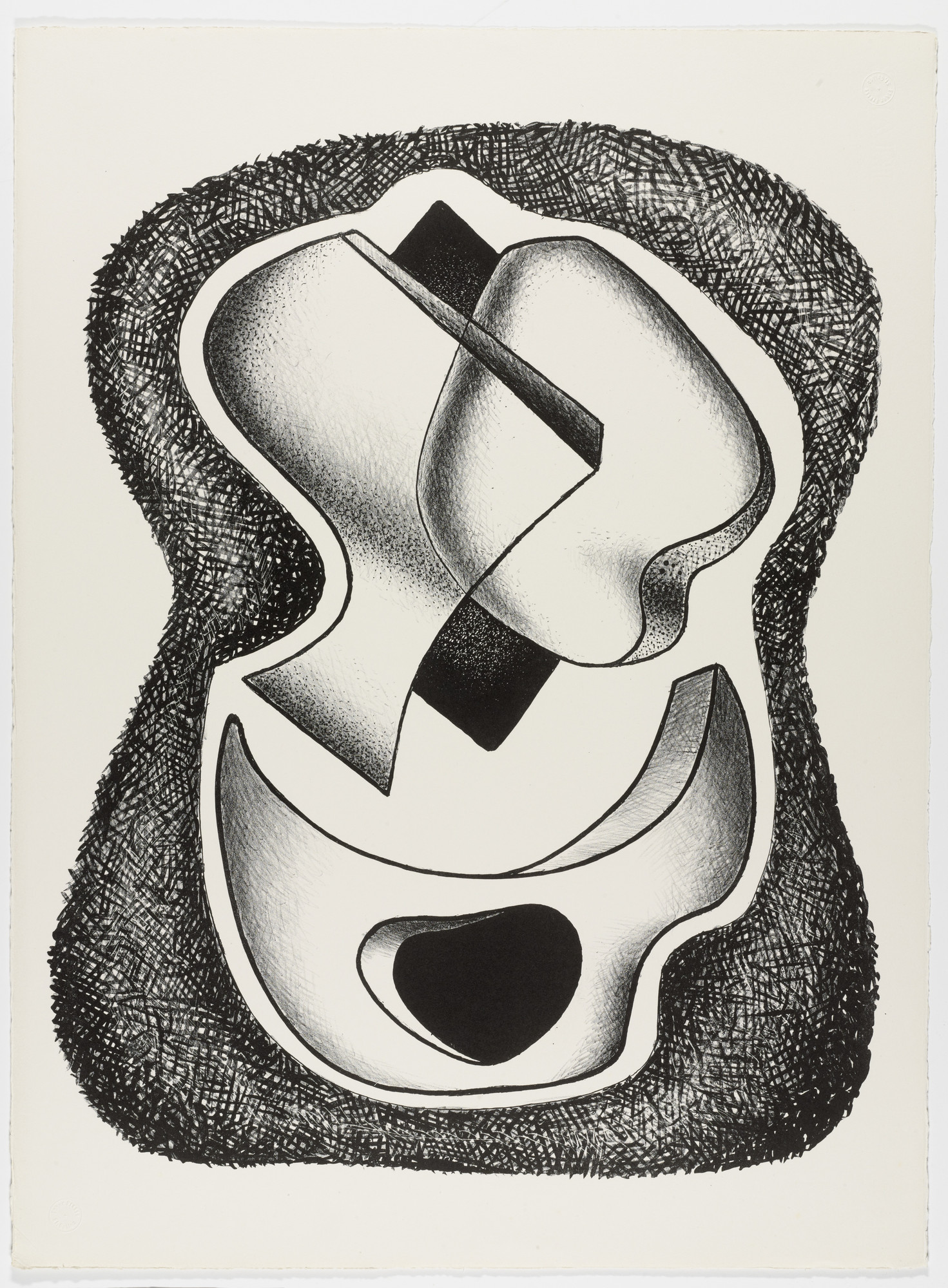 Alexander Archipenko. Rendezvous of Four Forms (Les rendez-vous des quatre formes) from the portfolio Living Forms (Les formes vivantes)