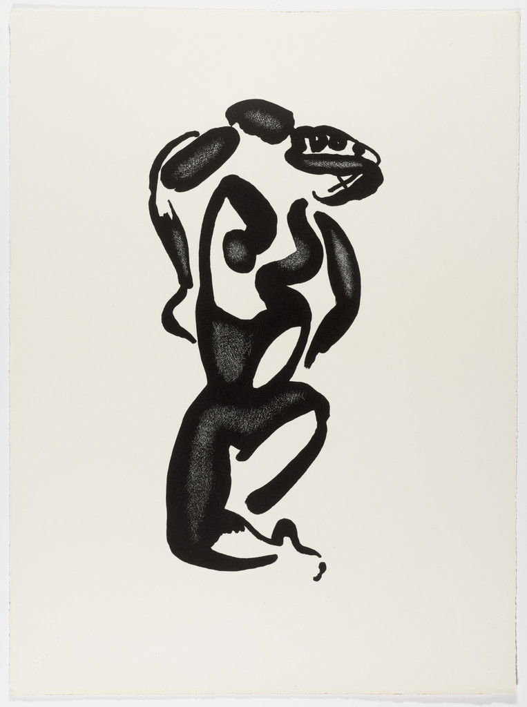 The Black Dance (La danse noire) from the portfolio Living Forms (Les formes vivantes), Alexander Archipenko, 1963