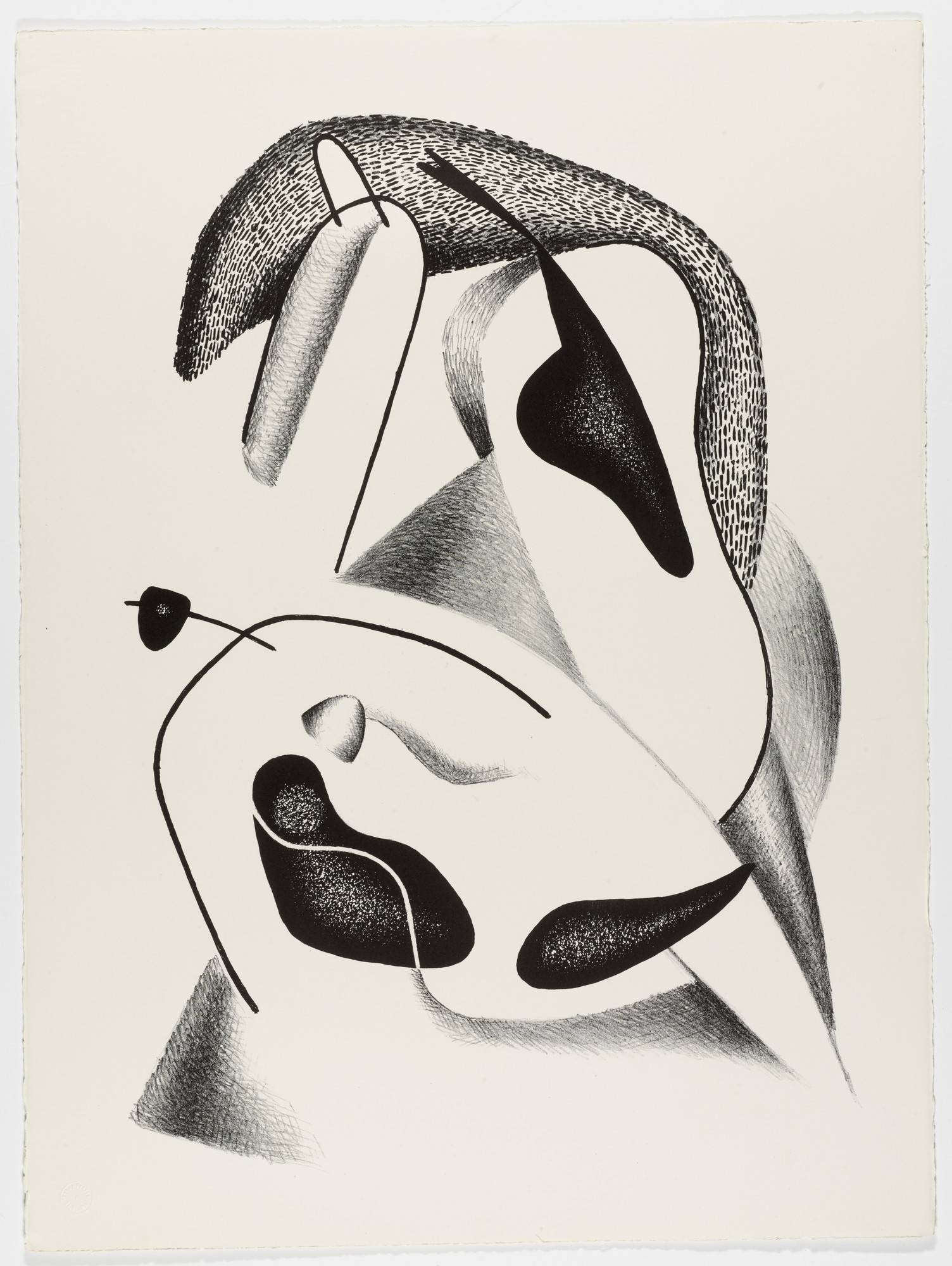Alexander Archipenko. The Group (Le groupe) from the portfolio Living Forms (Les formes vivantes)