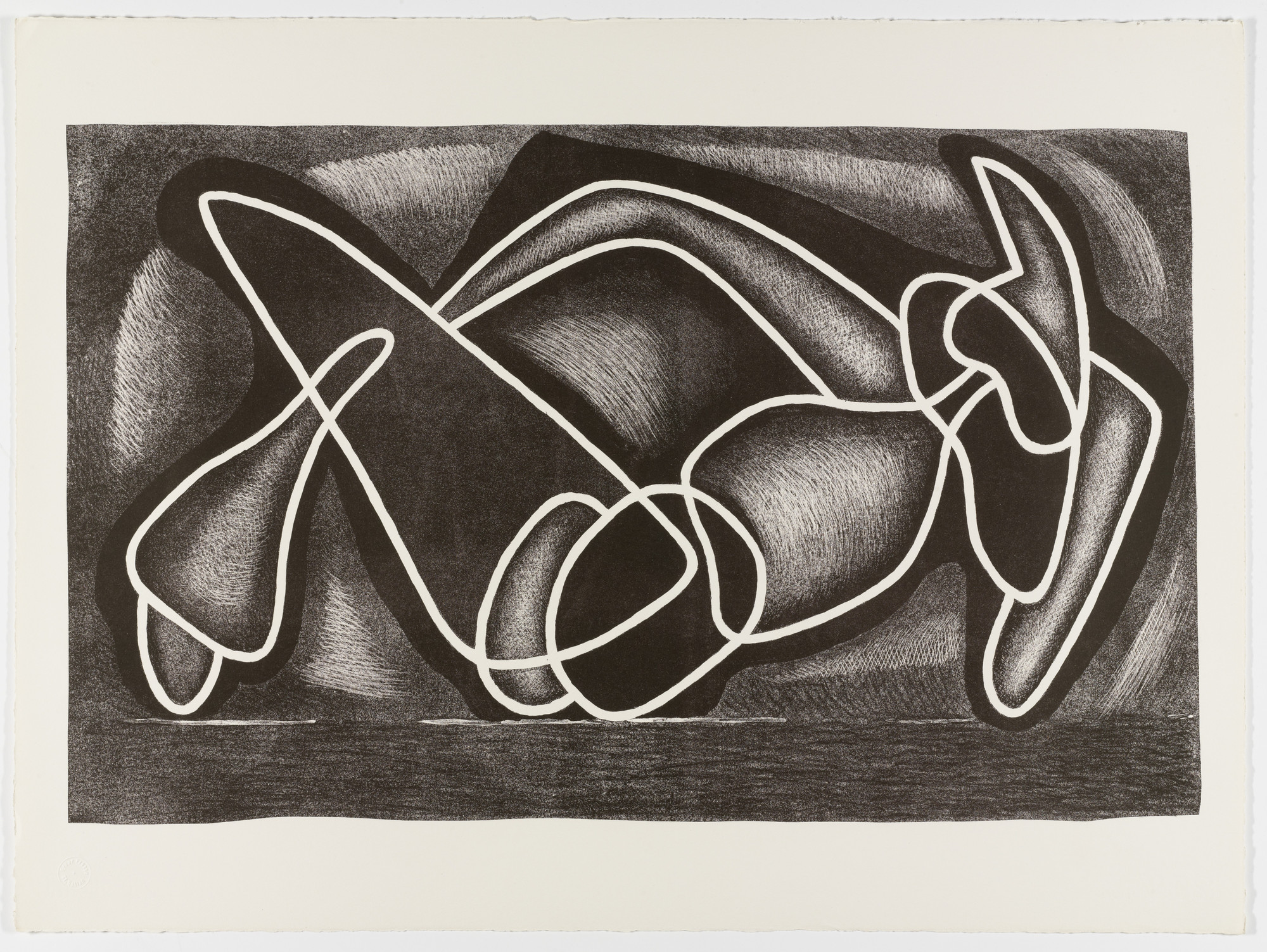 Alexander Archipenko. Encircled Forms (Les formes encerclées) from the portfolio Living Forms (Les formes vivantes)