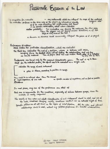 Passionate Expanse of the Law