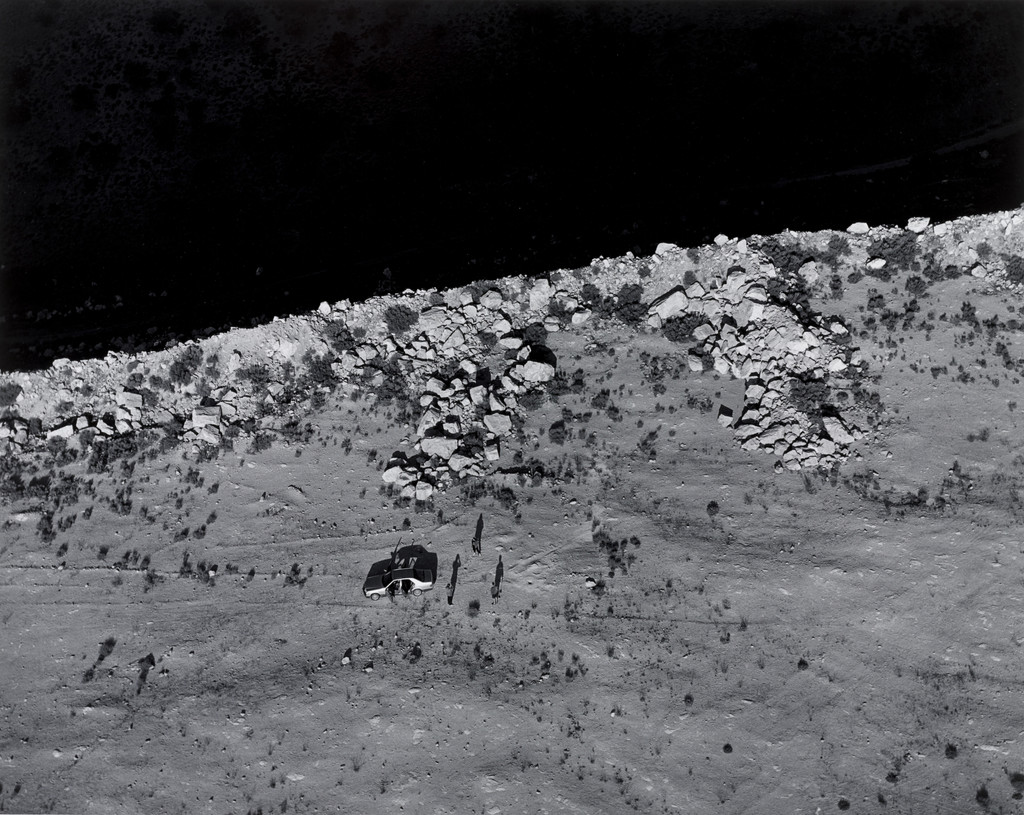 Mercedes Stopped on the Edge, Tehachapi, California