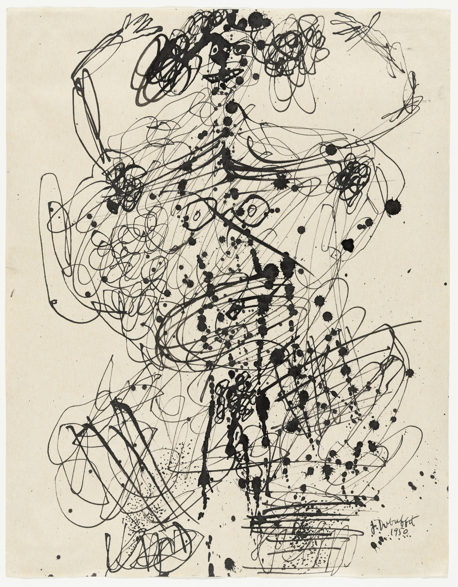 Jean Dubuffet. Body of a Lady (Corps de dame). 1950 | MoMA