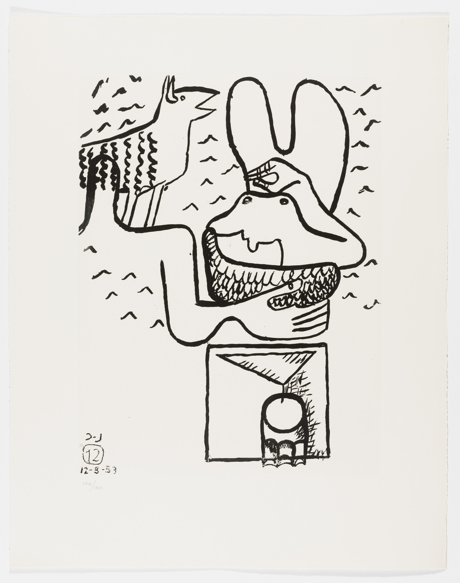 Le Corbusier (Charles-Édouard Jeanneret). Untitled from Unité