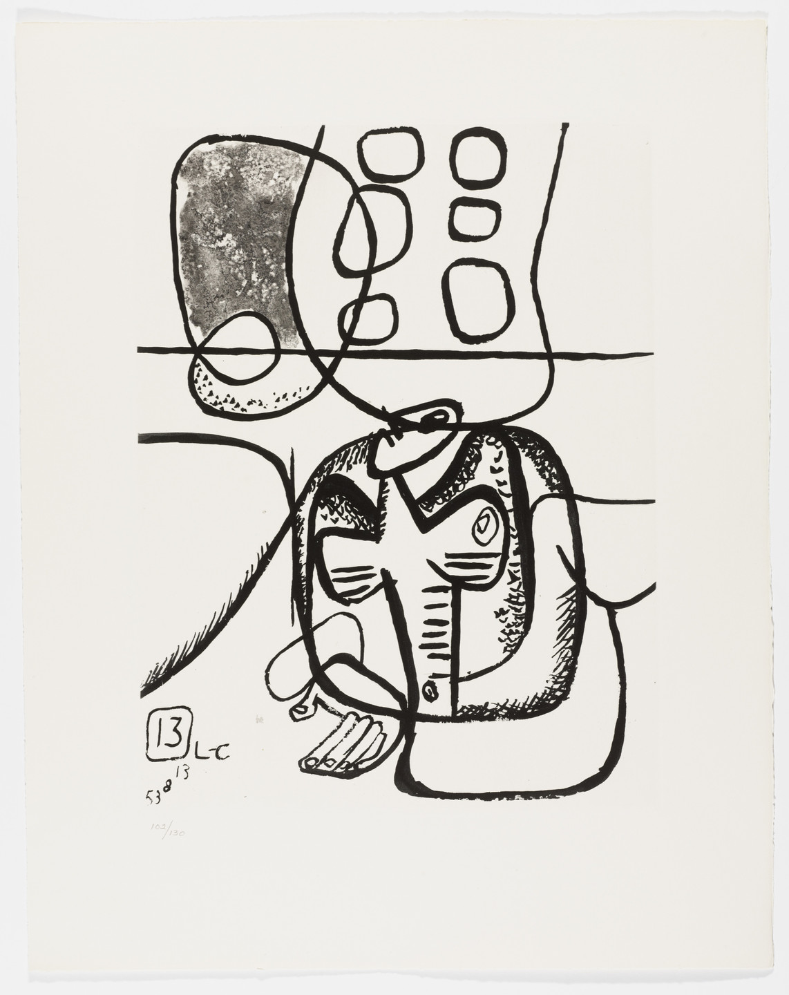 Le Corbusier (Charles-Édouard Jeanneret). Untitled from