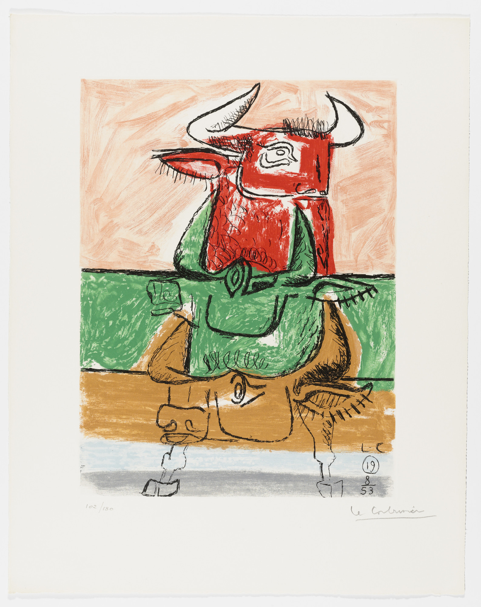 Le Corbusier (Charles-Édouard Jeanneret). Untitled from Unité