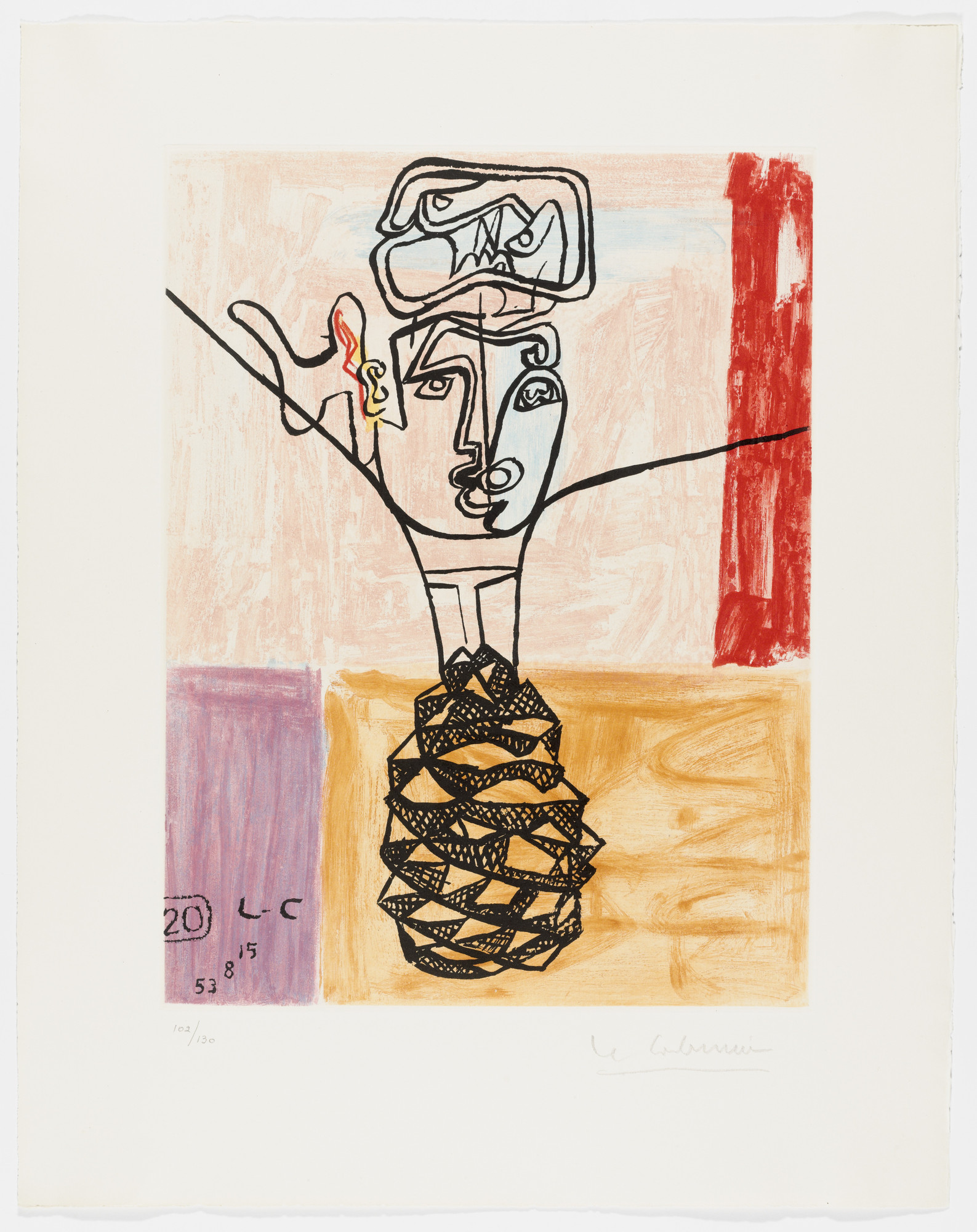 Le Corbusier (Charles-Édouard Jeanneret). Untitled from Unité