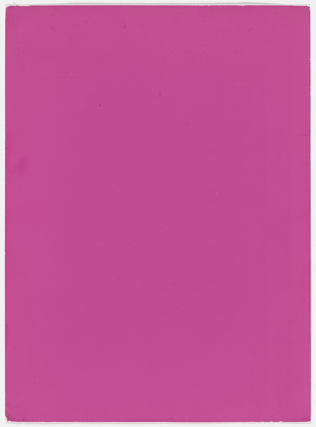 Yves Klein. Plate from Monochrome und Feuer. 1961