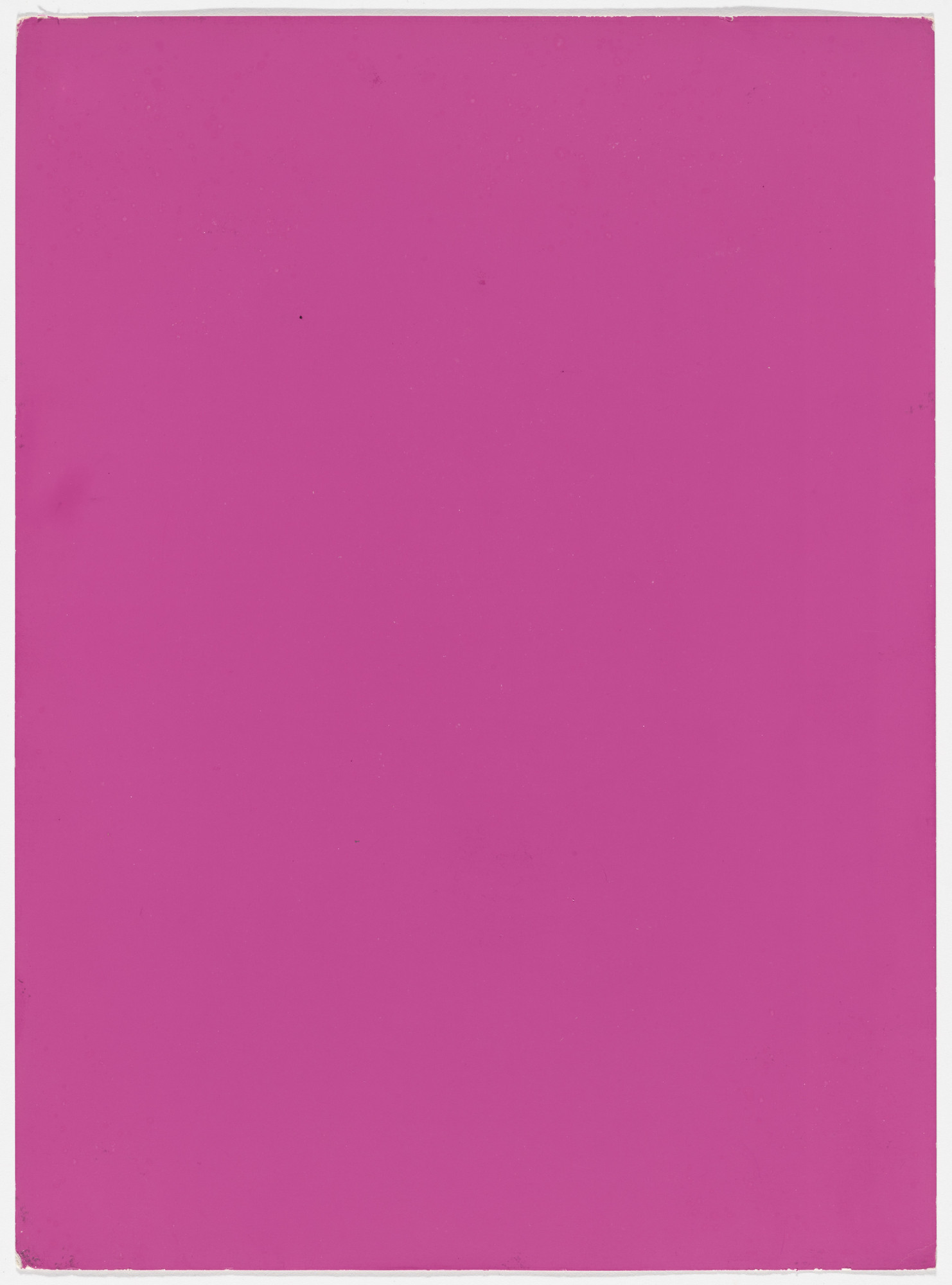 Yves Klein. Plate from Monochrome und Feuer