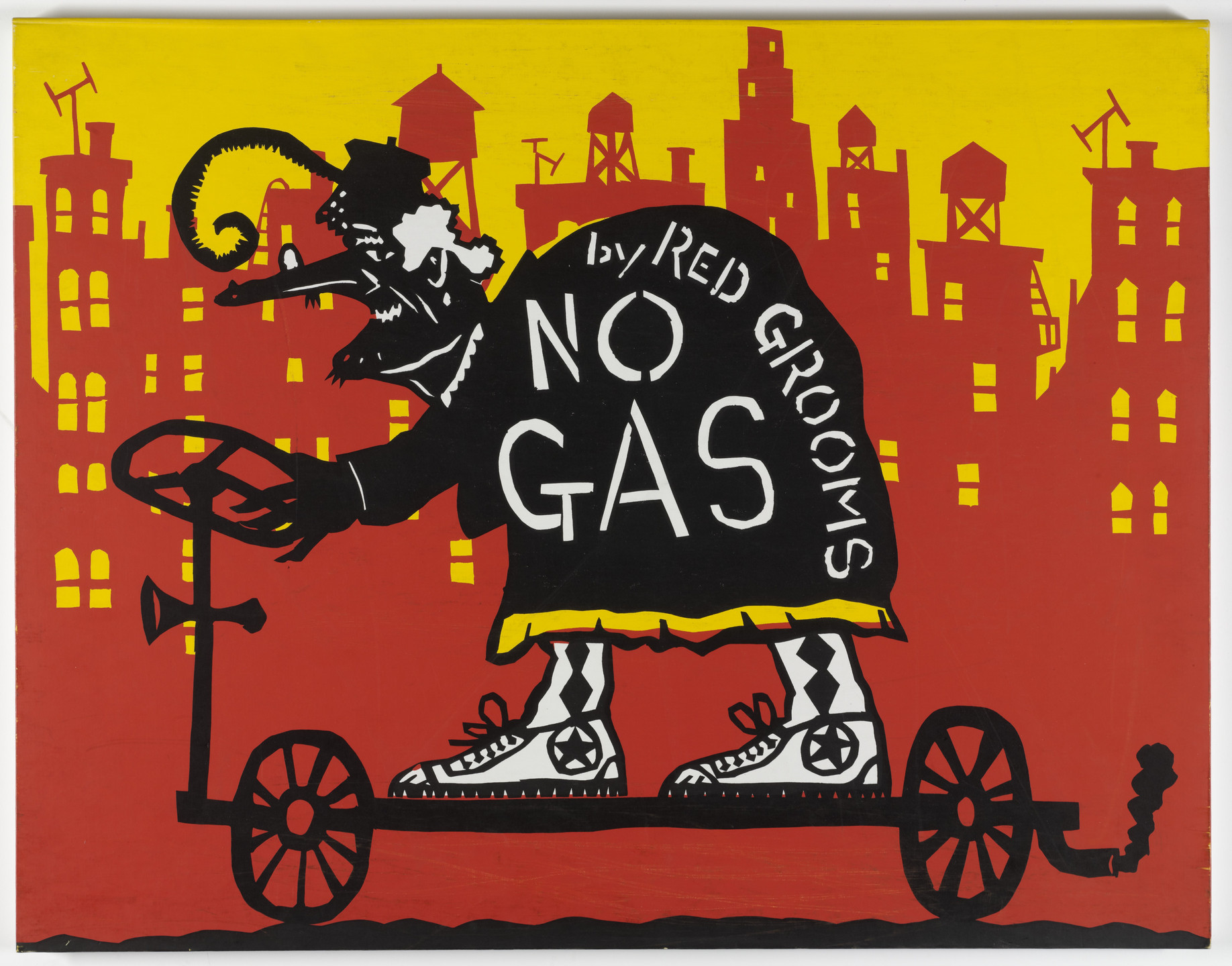 Red Grooms. No Gas. 1971
